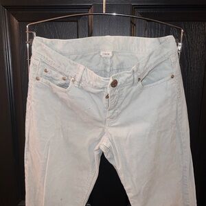 J. Crew Women's Light Gray Straight Leg Jeans